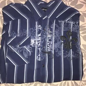 Indigo Star, long sleeve shirt